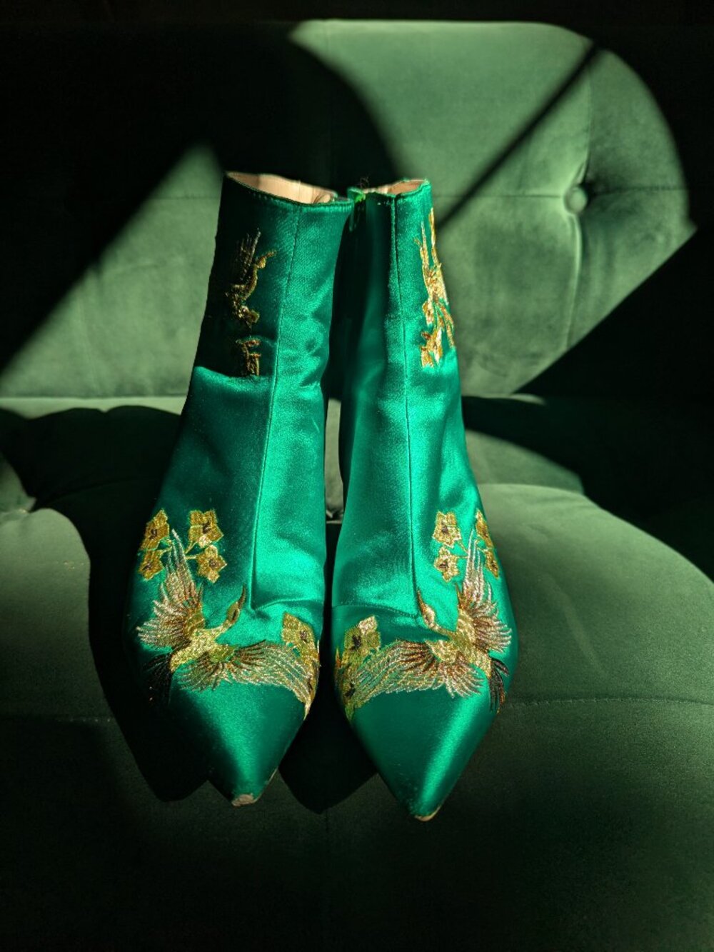 Emerald heel boots - Picture 2 of 7